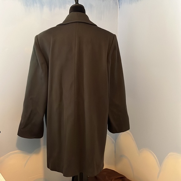 Women’s Forecaster  75%wool blend heavy coat, army green color, size 14, $40 - Picture 4 of 9